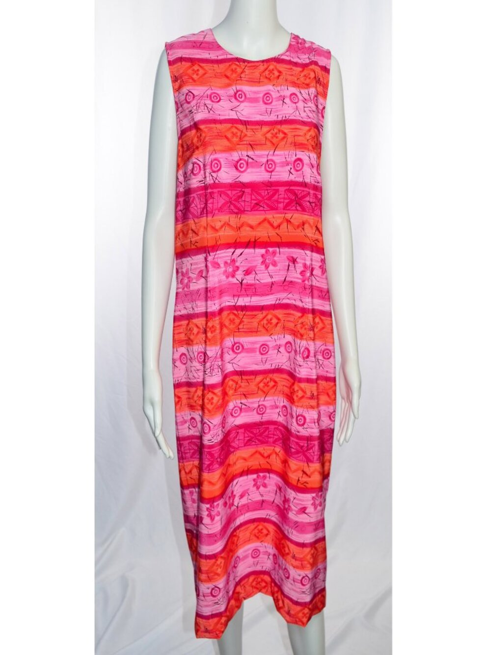 Sag Harbor Petite Sleeveless Geo/Floral Dress Size 16p